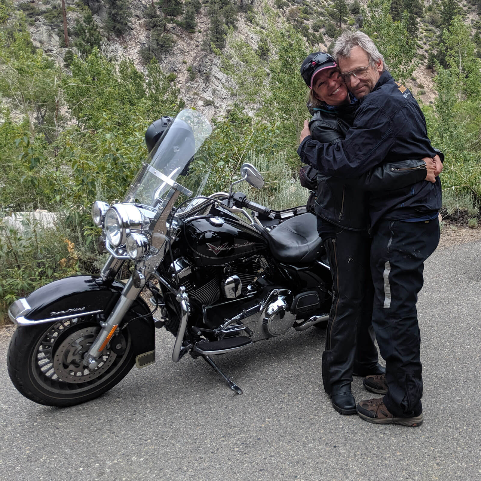 Heidi Faulkner Realtor of Sonoma County on motorcycle